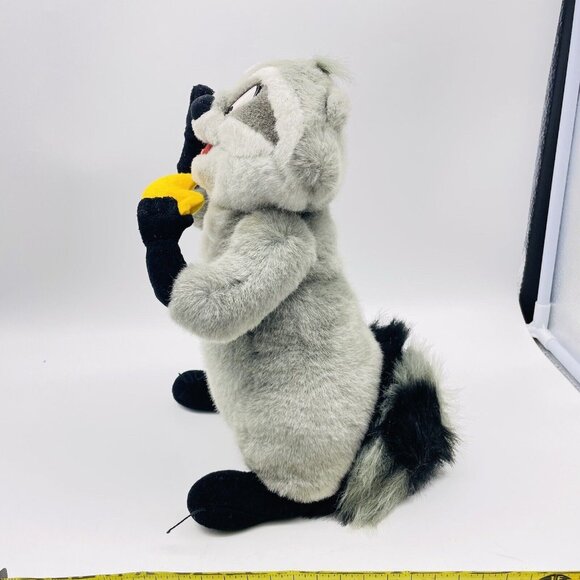 Vintage Disney Parks Meeko Plush Pocahontas Raccoon Articulated Head and Arms - Picture 2 of 7